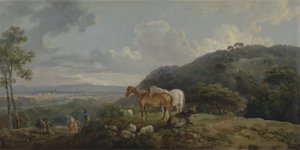 Sabah: Kısrak ve Koyunlu Manzara, c.1770-80